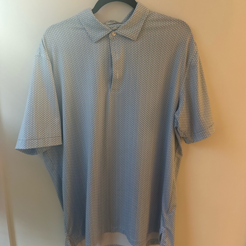 Peter Millar Blue Polo Shirt Casual Style